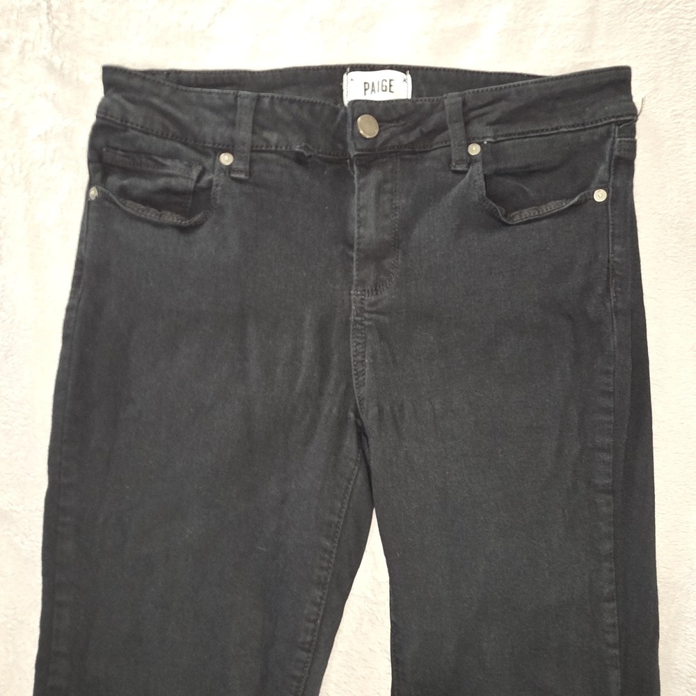 Paige Jeans Women's Size 30 Verdugo Skinny Black Stretch Cotton Blend